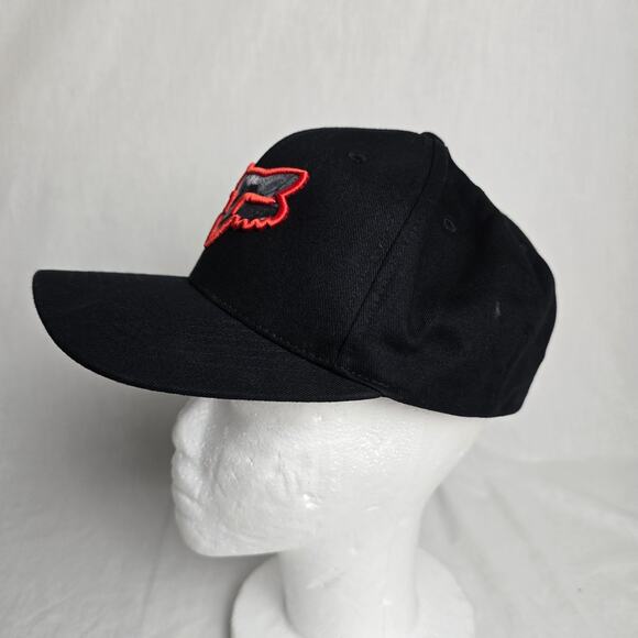 Fox Racing Trucker Hat Black Red Fox Head 100% Cotton OSFA - Picture 8 of 13